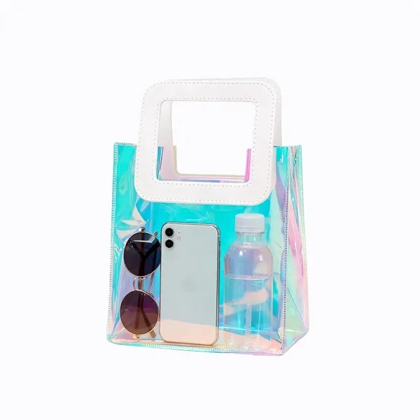 Iridescent Clear Tote Bag