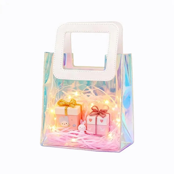 Iridescent Clear Tote Bag