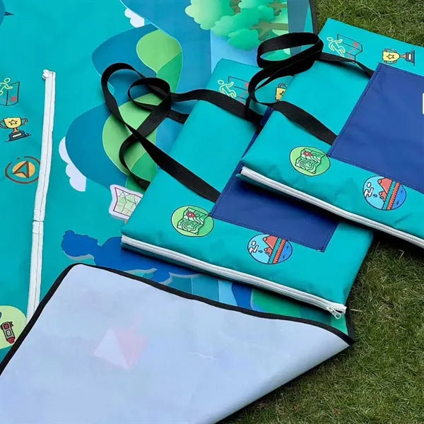 600D Oxford 2-in-1 Handbag-Picnic Blanket Small Size