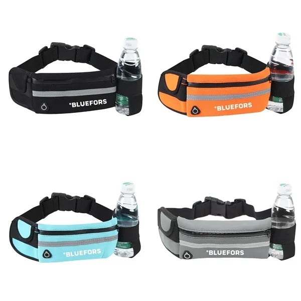 Running Waist Bag with Water Bottle Holder