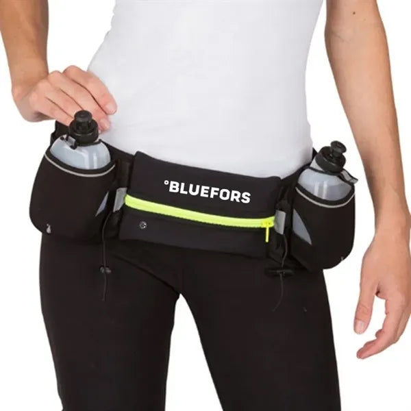 Running Waist Bag with Two Water Bottle Holder