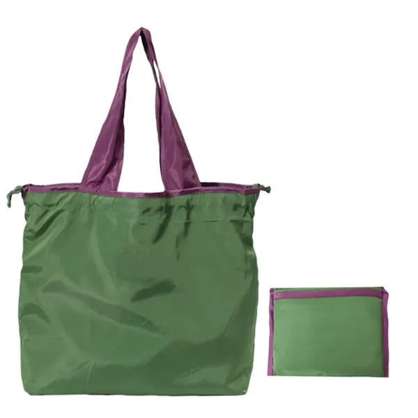 Folding Drawstring Shopping Bag