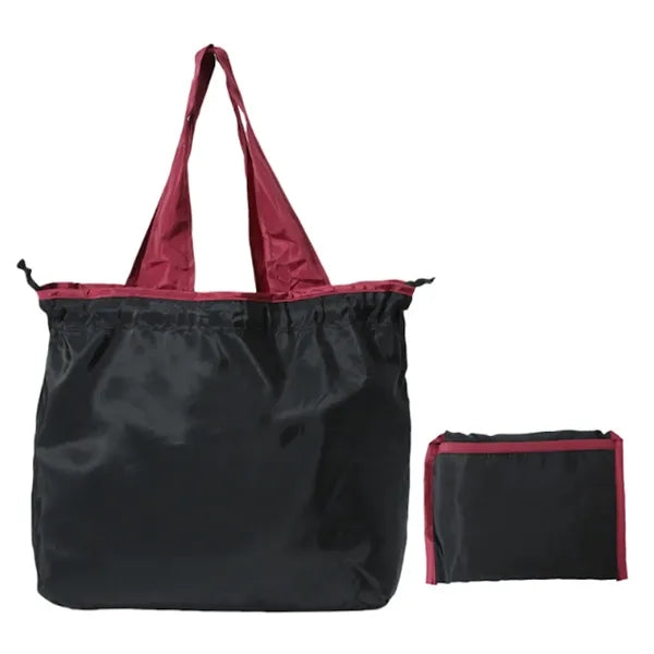 Folding Drawstring Shopping Bag