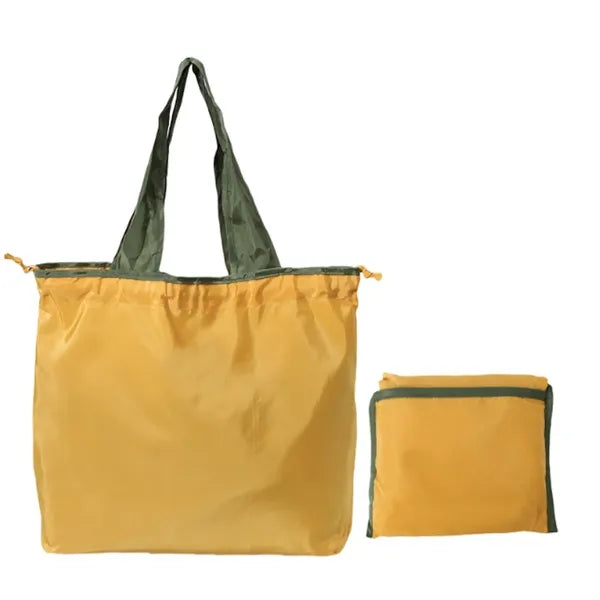Folding Drawstring Shopping Bag