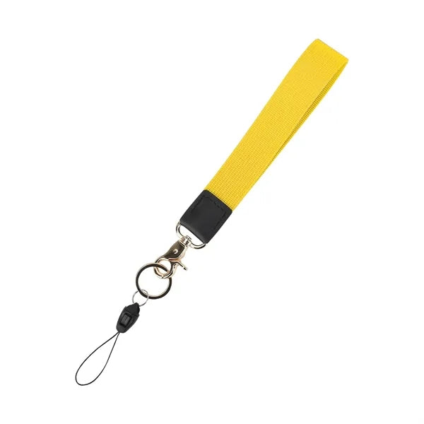 1" Wide Polyester Wristlet Keychain