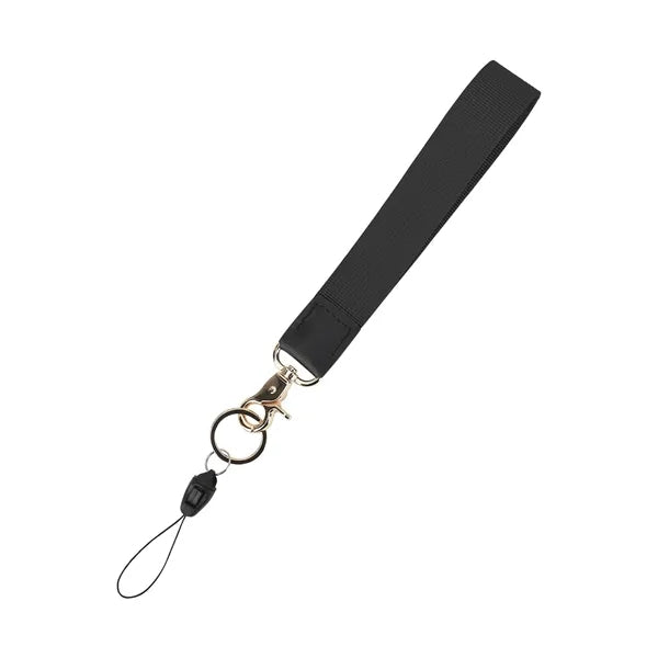 1" Wide Polyester Wristlet Keychain