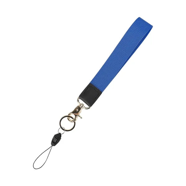 1" Wide Polyester Wristlet Keychain