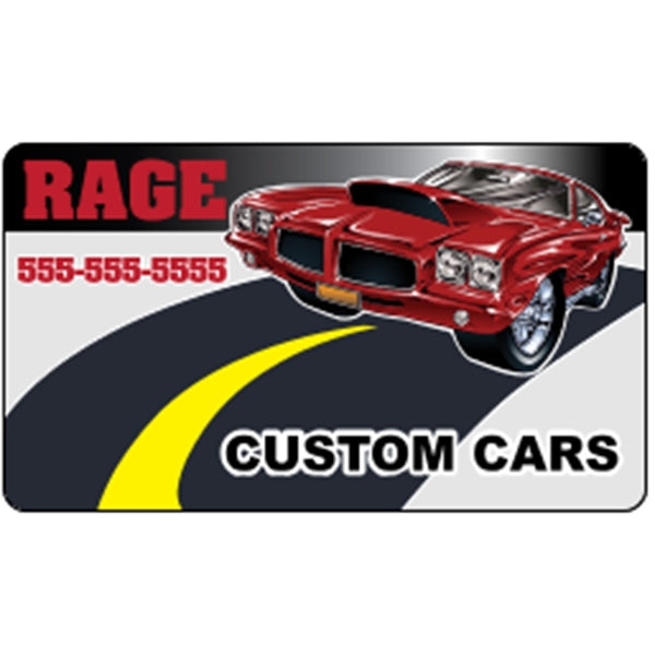 Clear Plastic Business Cards .020"