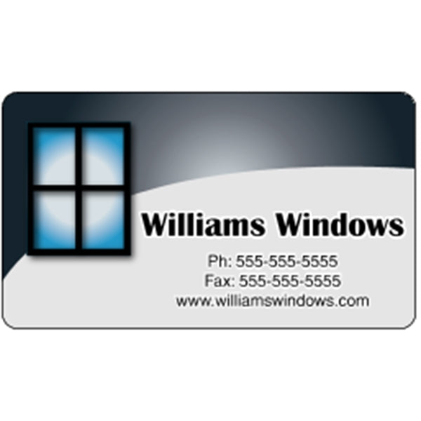 Clear Plastic Business Cards .020"