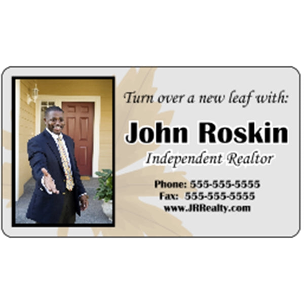 Clear Plastic Business Cards .020"