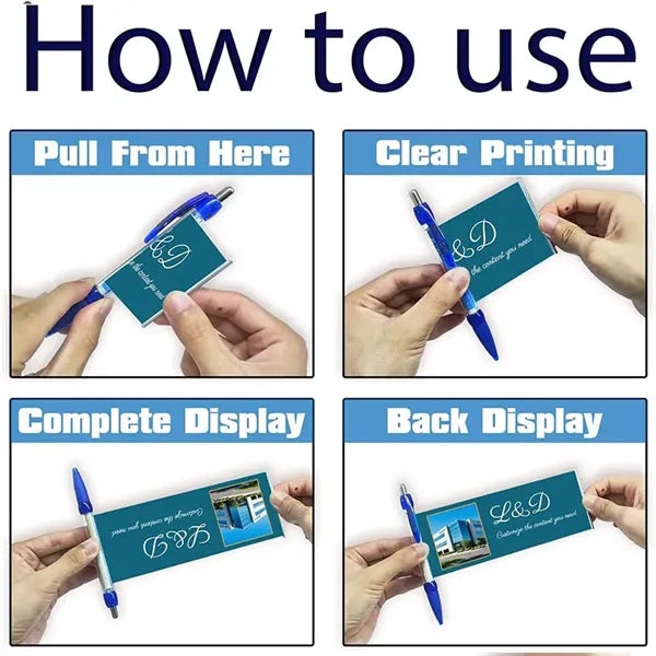 Pullout Banner Pens