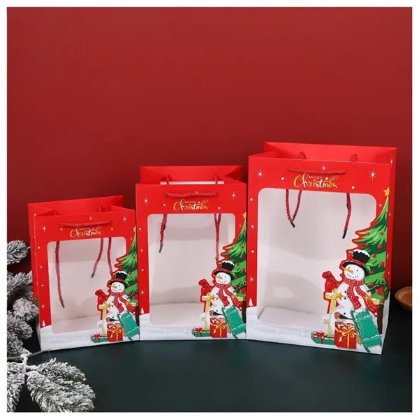 Christmas Gift Paper Bag With Handle
