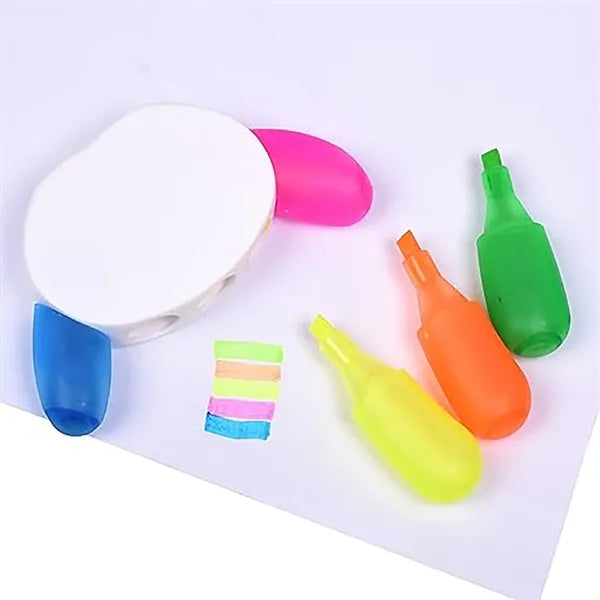 Palm-Shaped Multi-Head Highlighter