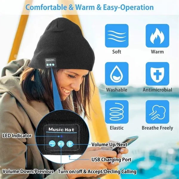 Holiday Bluetooth Beanie Hat