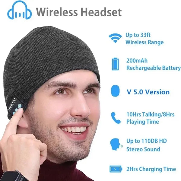 Holiday Bluetooth Beanie Hat