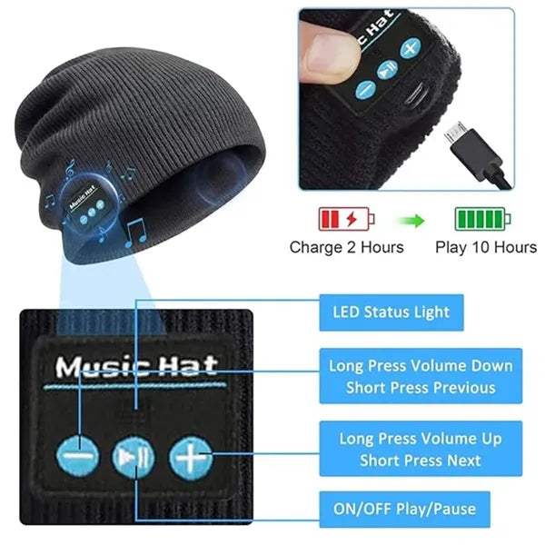 Holiday Bluetooth Beanie Hat