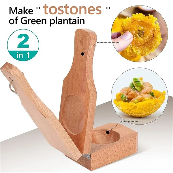 Durable Tostonera Plantain Smasher or Press