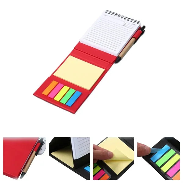 Mini Notepad with Pen & Sticky Notes