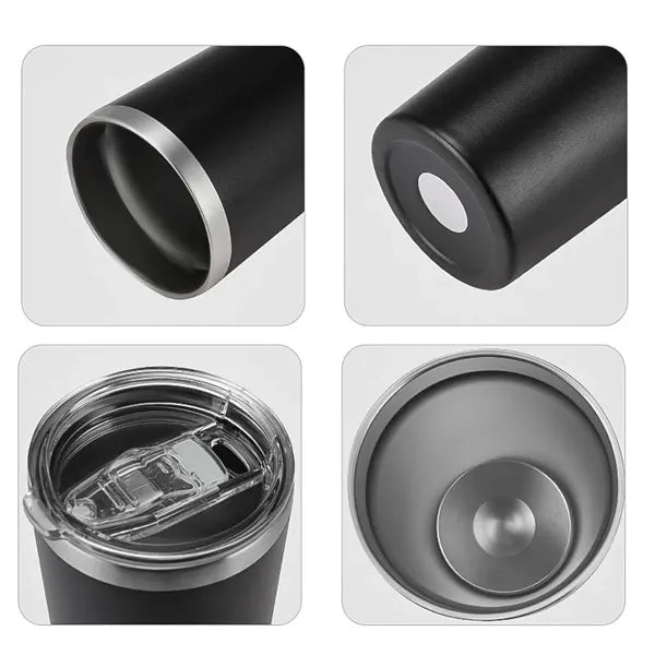 22oz Stainless Steel Tumbler with Slide Lid