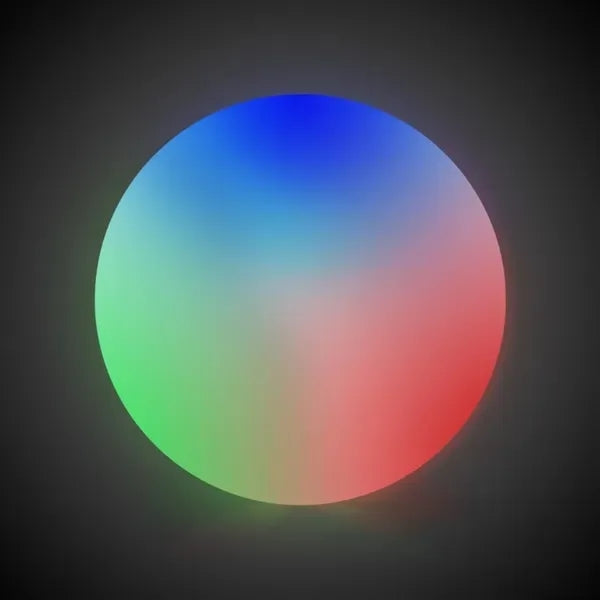 LED Multicolor Rubber Fusion Bounce Ball