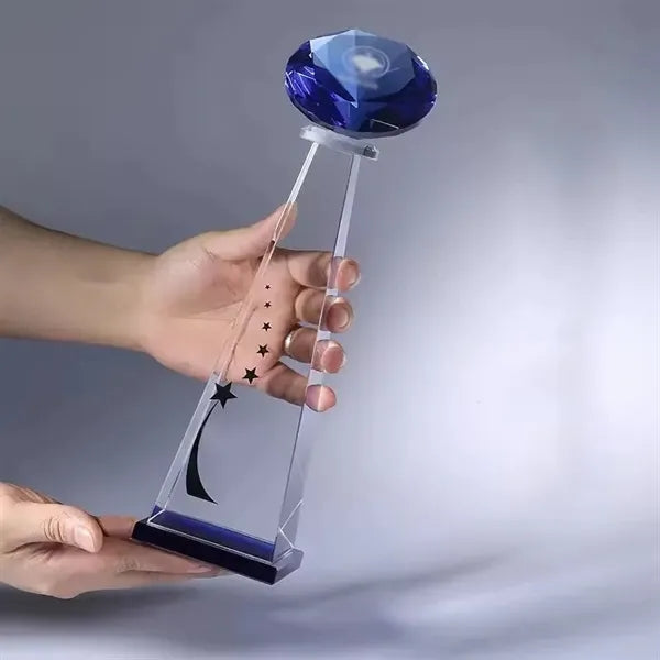 Apogee Diamond Award Crystal Trophy