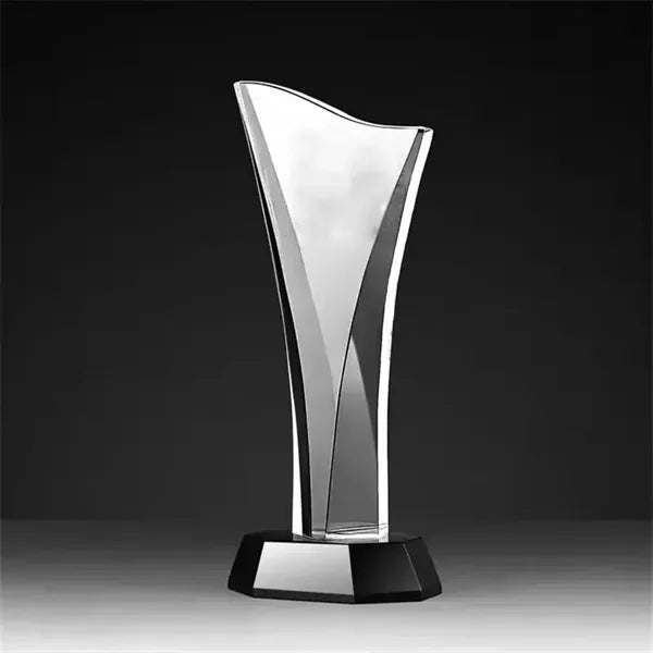 Engraved Custom Crystal Award Glass Appreciation Trophy