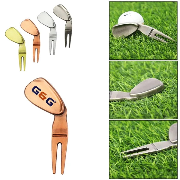 Golf Club Shape Divot Repair Tool