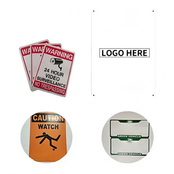 Aluminum Safety Warning Sign