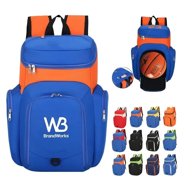 Sports Multi Pocket Custom Logo Large Capacity Backpack