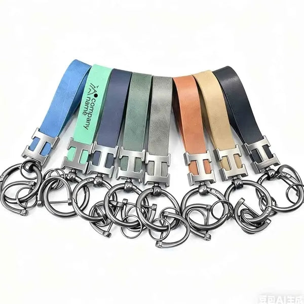 Vintage Car Keychain Ring