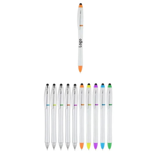 Imprinted Stylus Highlighter Pen Combos