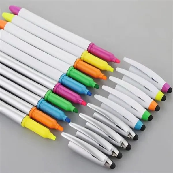 Imprinted Stylus Highlighter Pen Combos