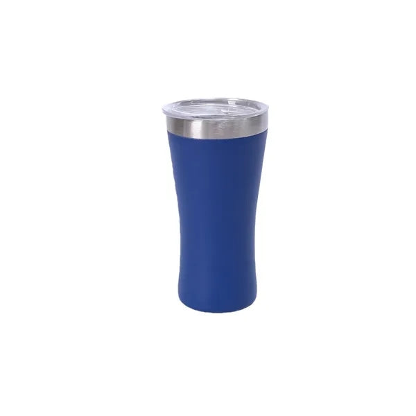 6 Oz Curved Stainless Steel Insulated Travel Coffee Tumbler