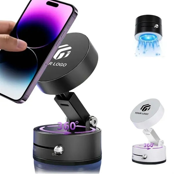 Adjustable Foldable Magnetic Vacuum Suction Phone Holder