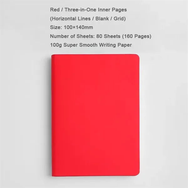 A6 Size Pocket Notebook Journals 160 Pages Softcover