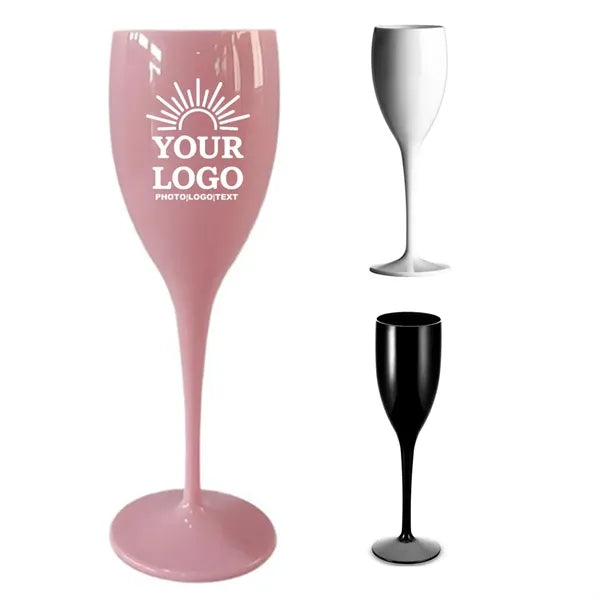 6oz Plastic Champagne Glasses