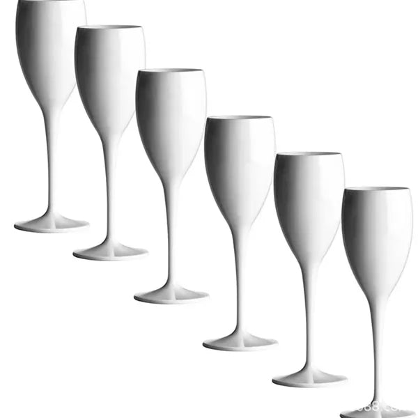 6oz Plastic Champagne Glasses