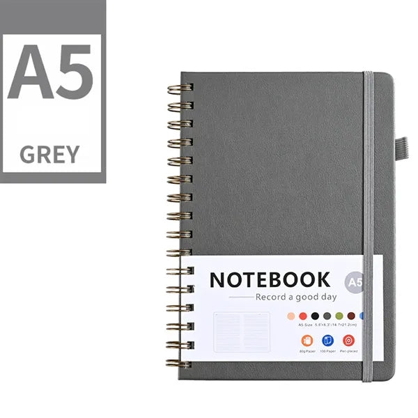 Lined Spiral Journal Notebook for Note Taking