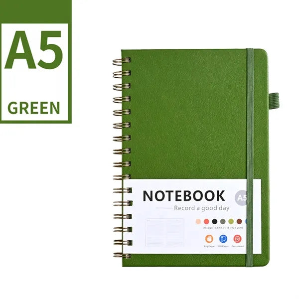 Lined Spiral Journal Notebook for Note Taking