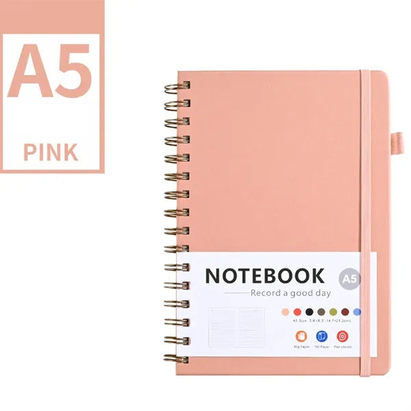 Lined Spiral Journal Notebook for Note Taking