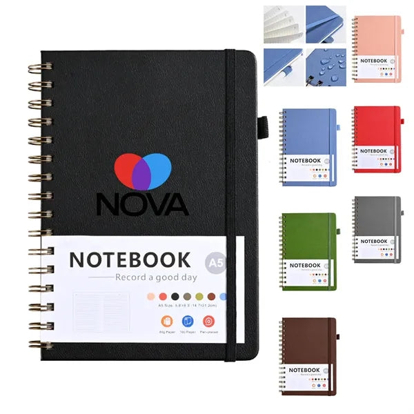 Lined Spiral Journal Notebook for Note Taking
