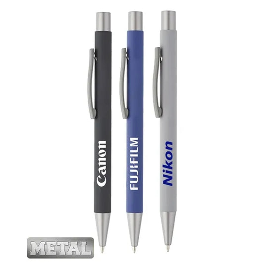 Union Printed - Rubber Coated Metal Pens