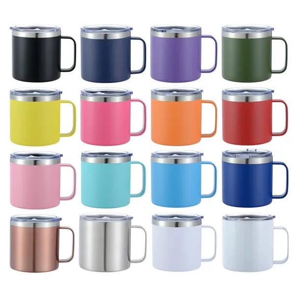 14oz Stainless Steel Mug with Handle