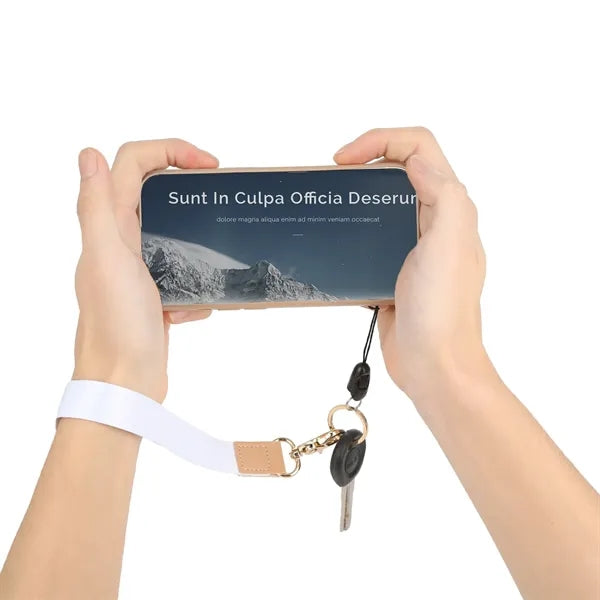 3/4'' Sublimation Wristlet Keychain Holder