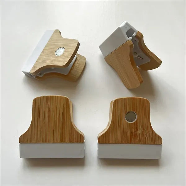 Bamboo magnet clips