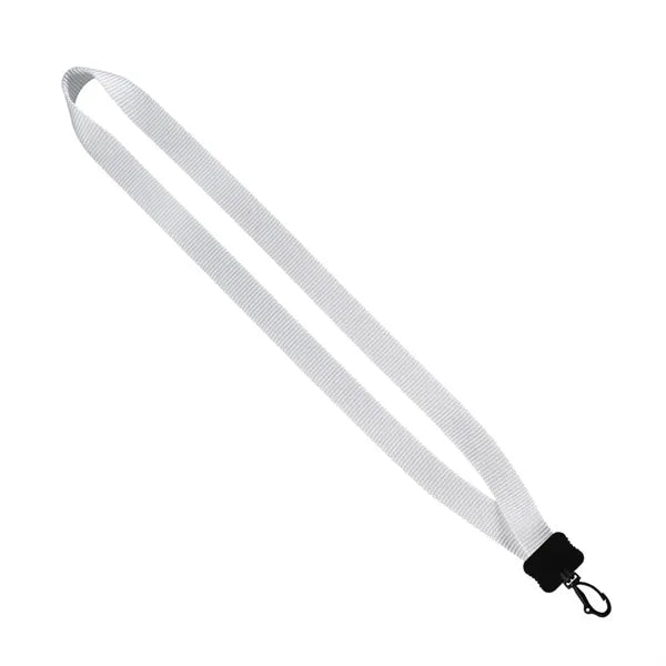 Smooth Nylon Lanyard with Plastic Clamshell & Swivel Snap Ho