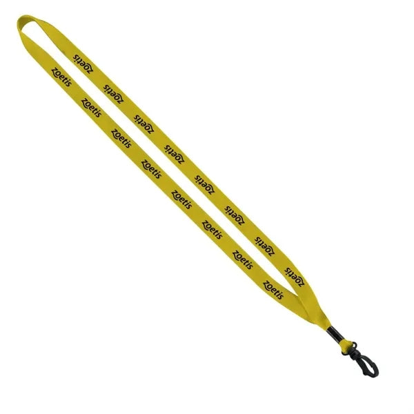 1/2" Polyester Lanyard with Plastic Swivel Snap Hook