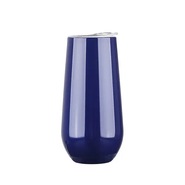 6 oz Stainless Steel Stemless Champagne Flute