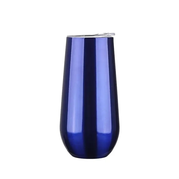 6 oz Stainless Steel Stemless Champagne Flute