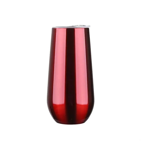 6 oz Stainless Steel Stemless Champagne Flute